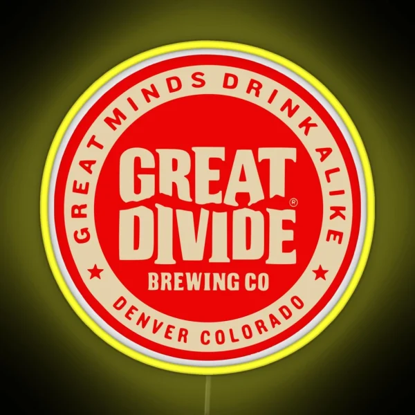 Great Divide Brewing Co Logo RGB Neon Sign