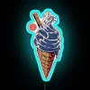 Neon Sign: Vibrant RGB Lights Adorn This Great Ice Cream Shop