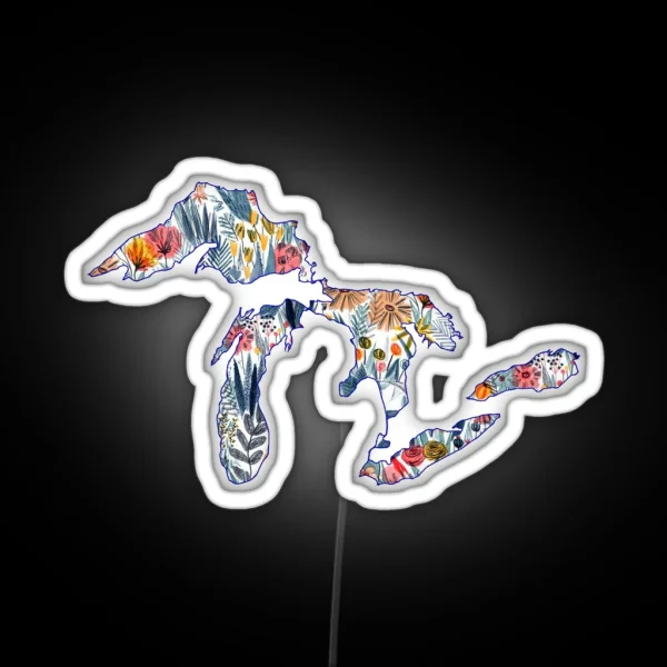 Great Lakes RGB Neon Sign