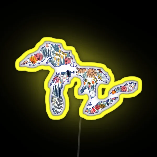 Great Lakes RGB Neon Sign