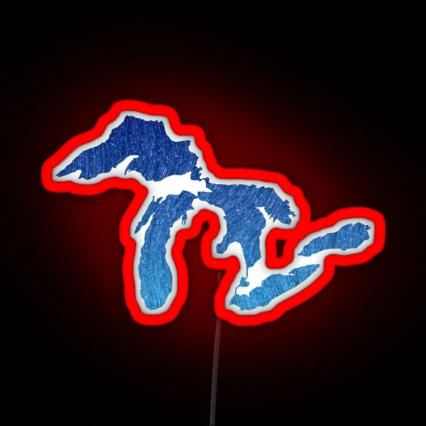 Great Lakes RGB Neon Sign