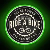 Neon LED Bike Sign with Colorful RGB Lighting, Unique Decor Ideas
