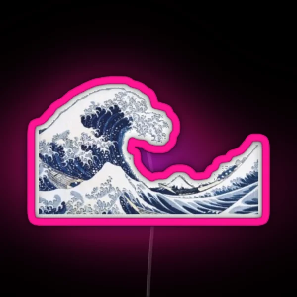 Great Wave RGB Neon Sign
