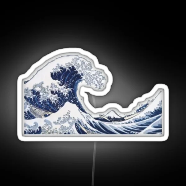 Great Wave RGB Neon Sign