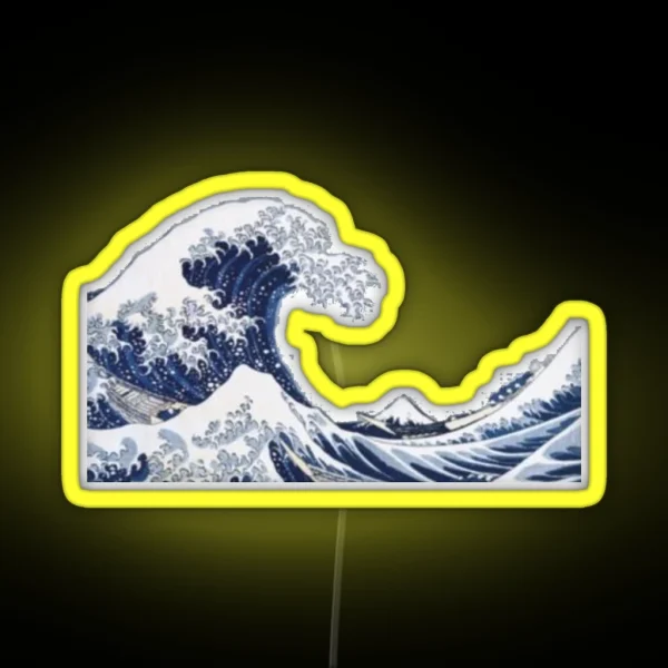 Great Wave RGB Neon Sign