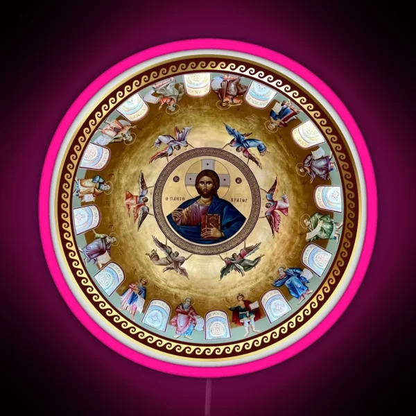Greek Orthodox Dome Icon RGB Neon Sign