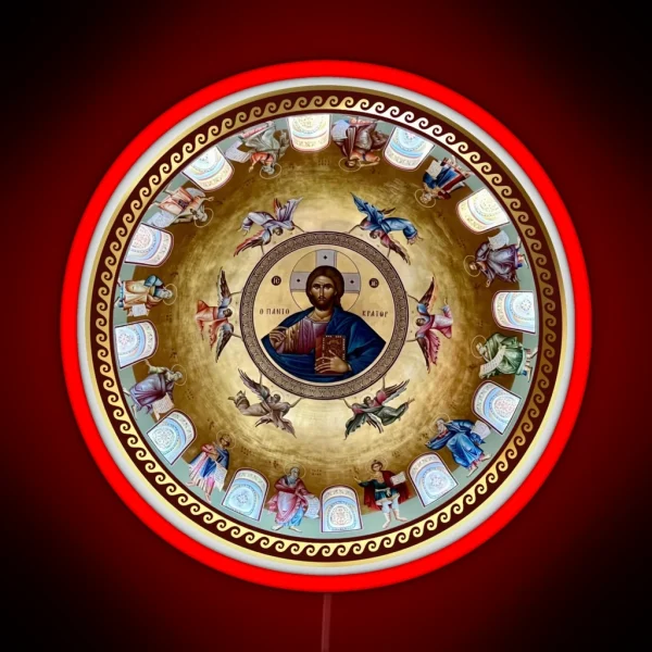 Greek Orthodox Dome Icon RGB Neon Sign