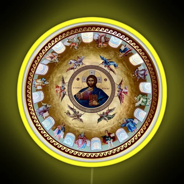 Greek Orthodox Dome Icon RGB Neon Sign