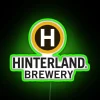 Vibrant RGB green bay brewery neon sign for home decor