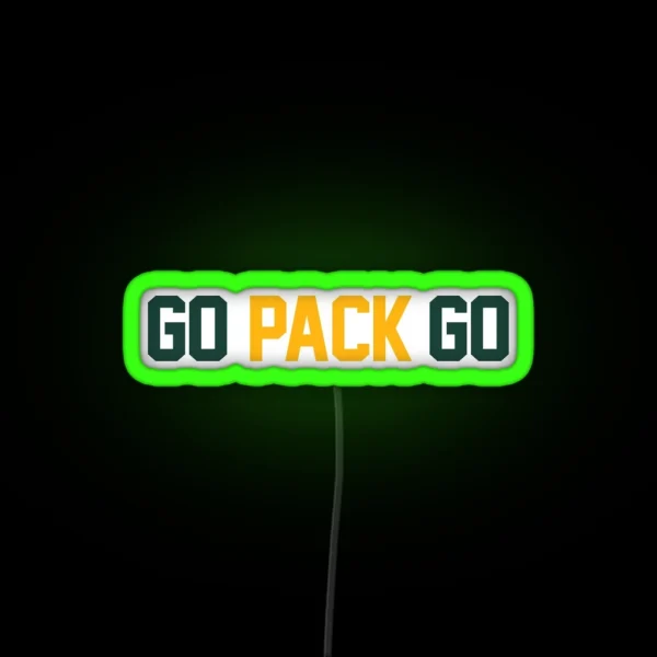 Green Bay Packers RGB Neon Sign