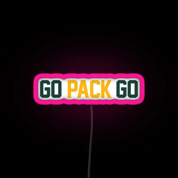 Green Bay Packers RGB Neon Sign