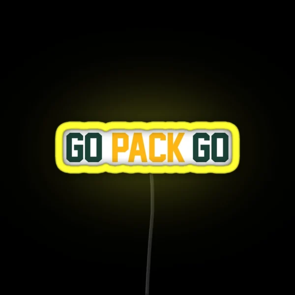 Green Bay Packers RGB Neon Sign