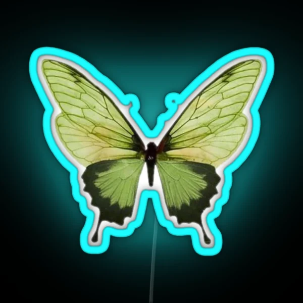 Green Butterfly RGB Neon Sign