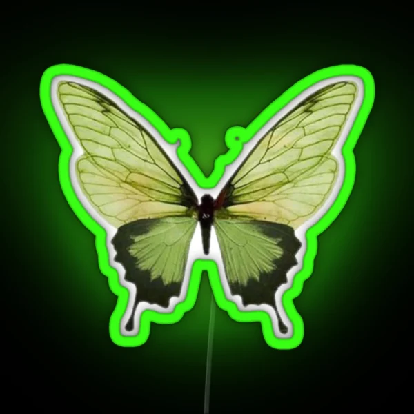 Green Butterfly RGB Neon Sign