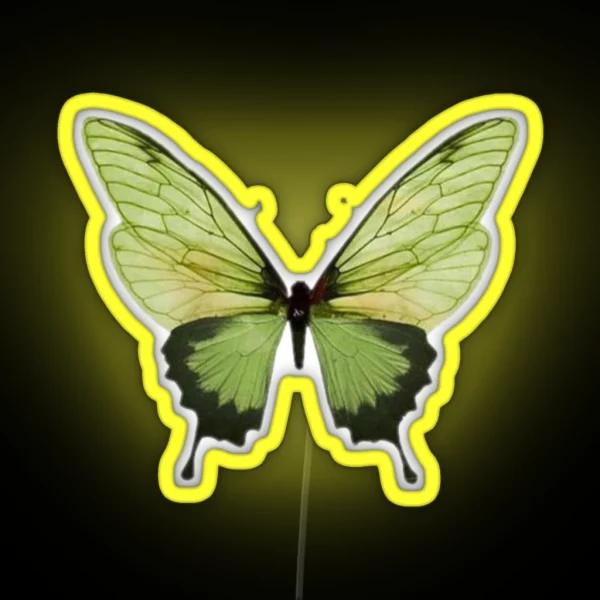 Green Butterfly RGB Neon Sign