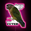 Vibrant RGB Neon Sign Adornments For The Avian Enthusiast's Space
