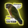 Colorful Conure Design Small Parrot Lover's Neon RGB LED Sign