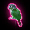 Vibrant Color-Changing RGB Neon Sign for Parrot Lovers Enthusiasts