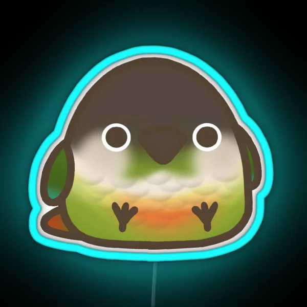 Green Cheek Conure Ver 1 RGB Neon Sign