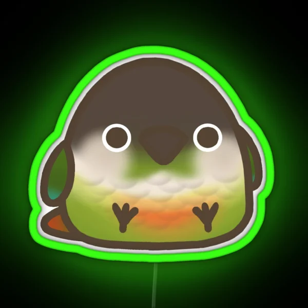 Green Cheek Conure Ver 1 RGB Neon Sign