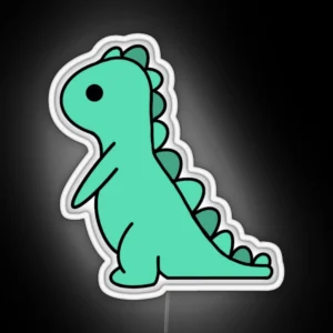 Green Dinosaur RGB Neon Sign