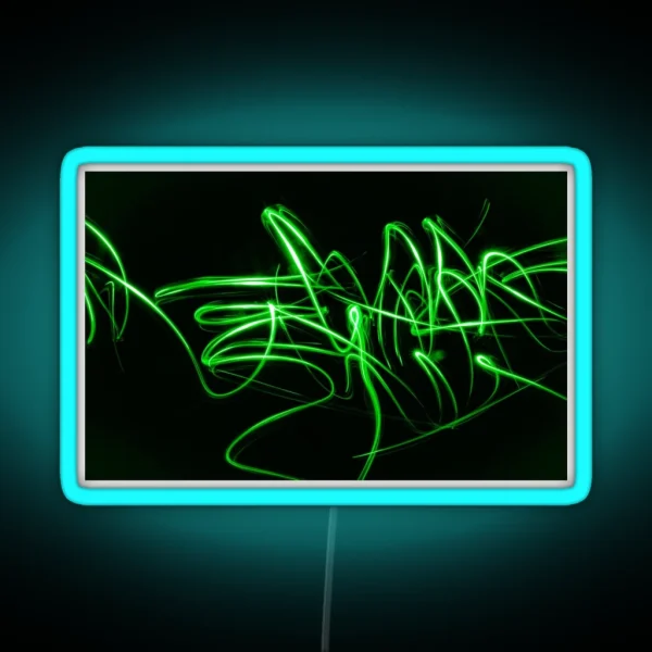 Green Effect IV RGB Neon Sign