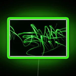 Green Effect IV RGB Neon Sign