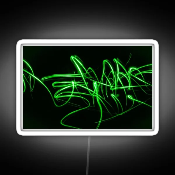 Green Effect IV RGB Neon Sign