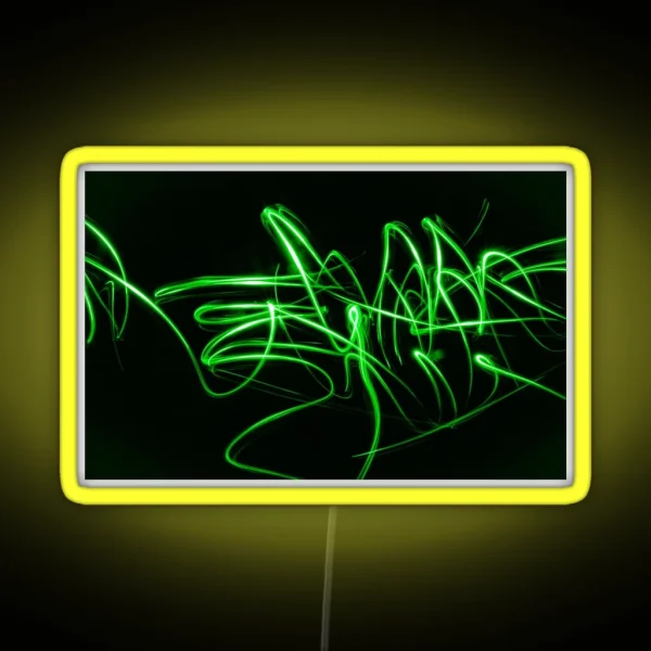 Green Effect IV RGB Neon Sign