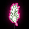 Unique Watercolor Eucalyptus Branch Design RGB Neon LED Sign Art