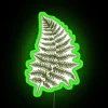 Green Watercolor Fern Pattern RGB Neon Sign Home Decor Accent
