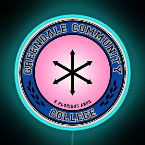 Greendale Community College RGB Neon Sign
