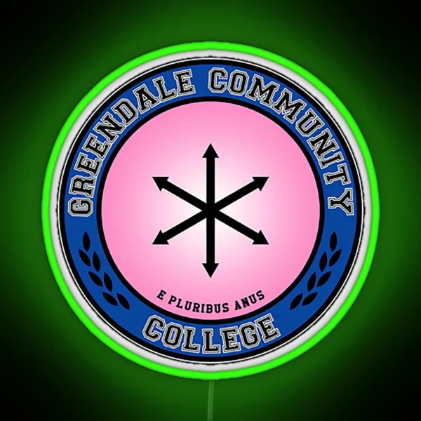 Greendale Community College RGB Neon Sign