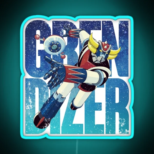 Grendizer UFO Robot RGB Neon Sign