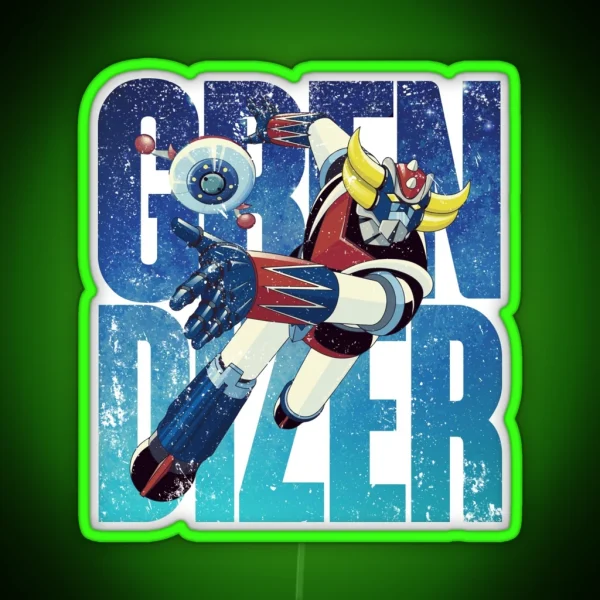 Grendizer UFO Robot RGB Neon Sign