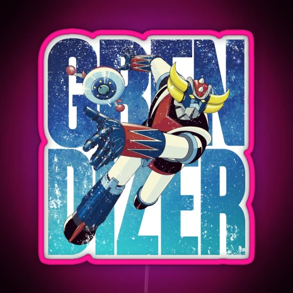 Grendizer UFO Robot RGB Neon Sign
