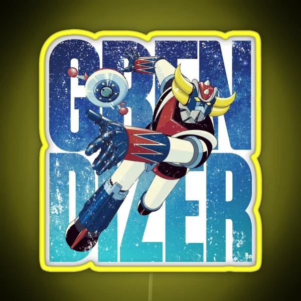 Grendizer UFO Robot RGB Neon Sign
