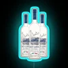 RGB LED neon bar decor with funny vodka quote humor
