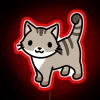 Neon Glow Sign of Whimsical Feline Fun and Furry Friends