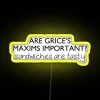 Dynamic RGB LED Sign for Modern Language and Literary Classrooms