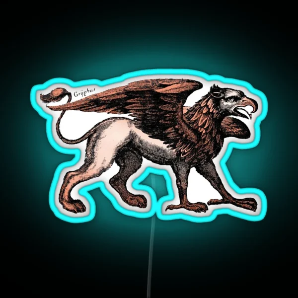 Griffin Blood Orange RGB Neon Sign