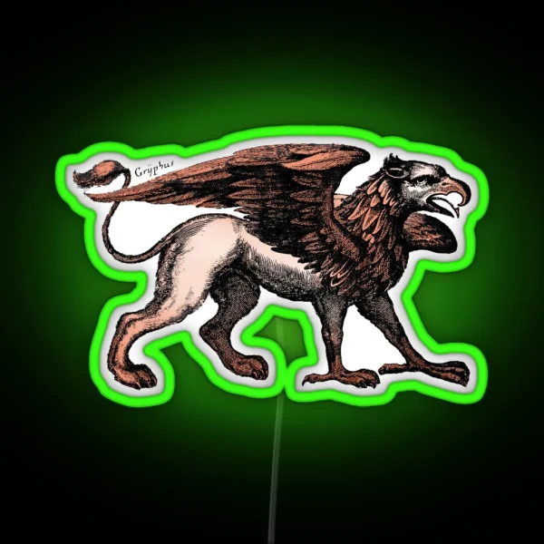 Griffin Blood Orange RGB Neon Sign