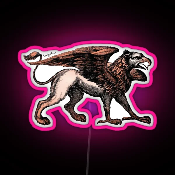 Griffin Blood Orange RGB Neon Sign