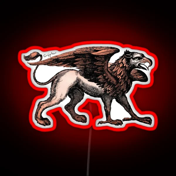 Griffin Blood Orange RGB Neon Sign