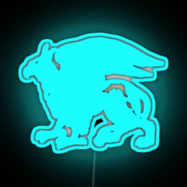 GRIFFIN Eagle Lion Medieval Bird Mythical Creature RGB Neon Sign