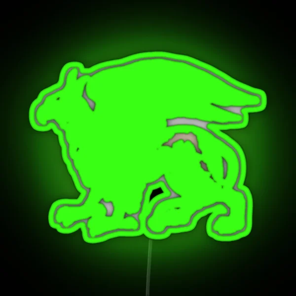 GRIFFIN Eagle Lion Medieval Bird Mythical Creature RGB Neon Sign
