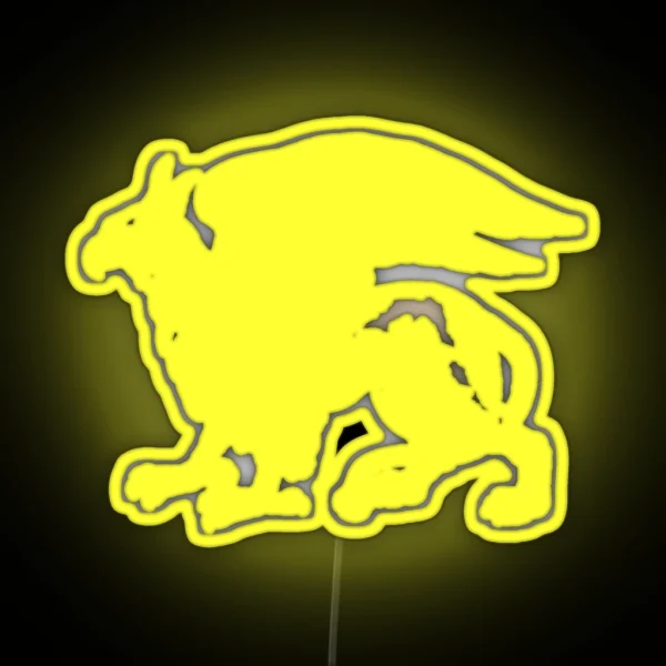 GRIFFIN Eagle Lion Medieval Bird Mythical Creature RGB Neon Sign