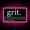 Eye-catching LED Grit Neon Sign with Full Color RGB Lighting