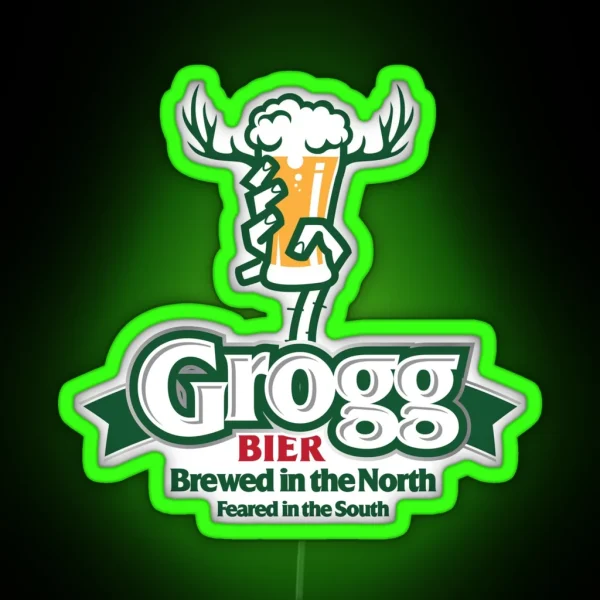 Grogg Bier RGB Neon Sign