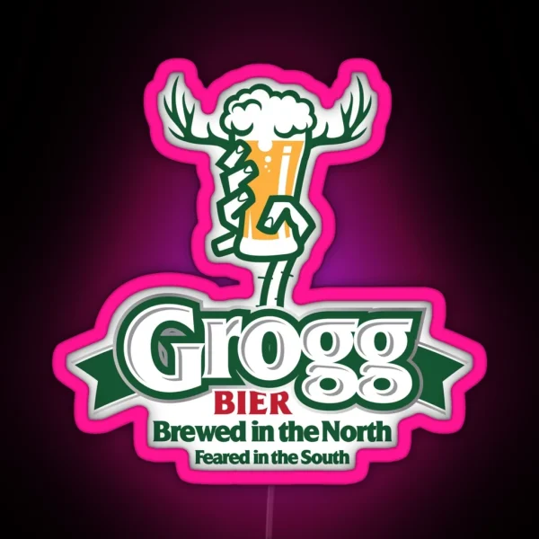 Grogg Bier RGB Neon Sign